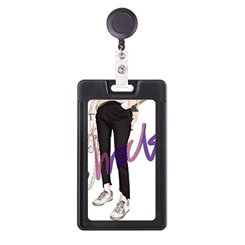Shock Girl porte-badge rétractable artistique pour le bureau et l'hôpital