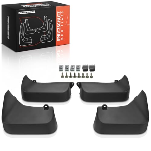 Frankberg 4x Mangueta completa con Protector contra salpicaduras del coche GuardAbajoarros Compatible con Q3 8UB 8UG 1.4L 2.0L 2.5L 2011-2018 SUV Replace# 8U0075101
