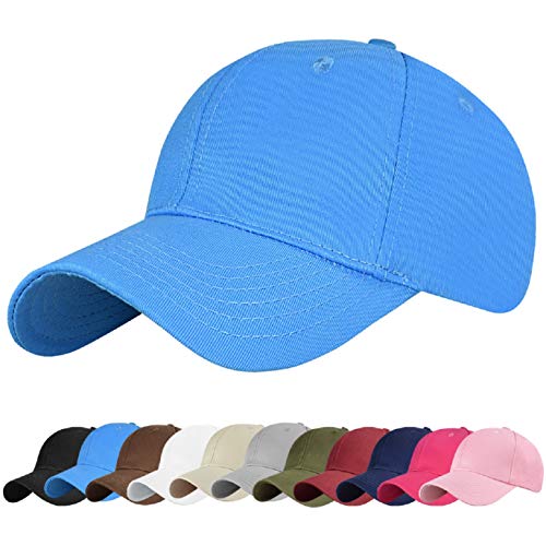 UMIPUBO Gorras Beisbol Deportes Unisex Adjustable al Aire Libre Cap clásico algodón Casual Sombrero Gorras de béisbol (Azul)