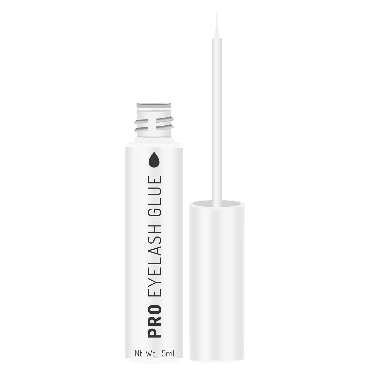 ELIIOUS Pro Eyelash Glue, Super Strong Hold, Waterproof 5gm (White)