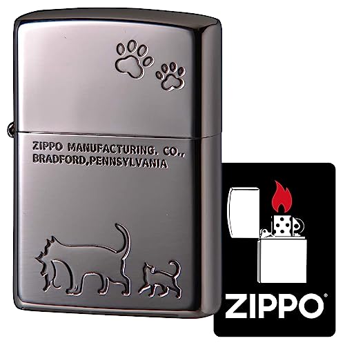 Encendedor Zippo Serie Gato Latón Windproof miniatura 1