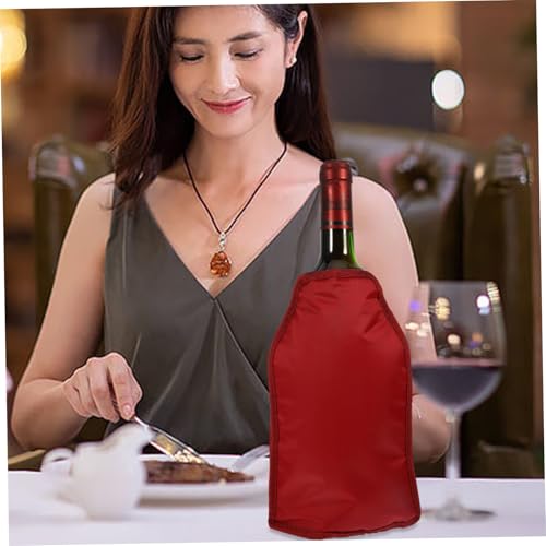 Bolsa enfriadora de botellas de vino portátil y reutilizable para excursiones 8