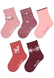 Sterntaler Baby - Mädchen Baby Socken Söckchen 5er-pack, Rosa, 18
