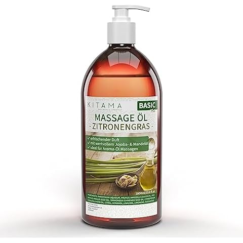 Kitama Huile de Massage Citronnelle 1000ml Cover
