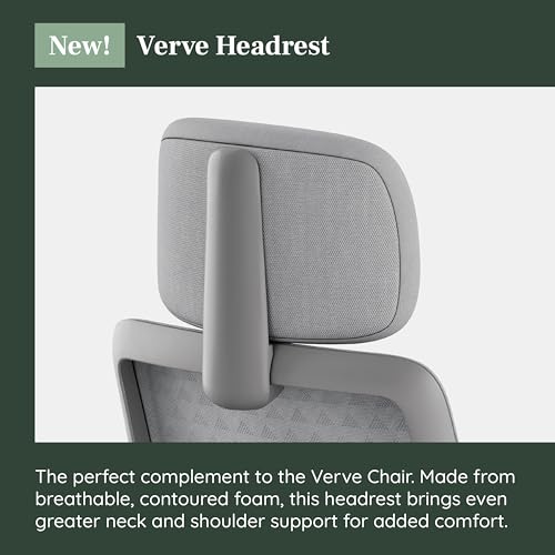 Image of Branch Adjustable Chair Headrest Attachment - Only Compatible with The Verve Chair - Experience Optimal Comfort and Support - Lunar