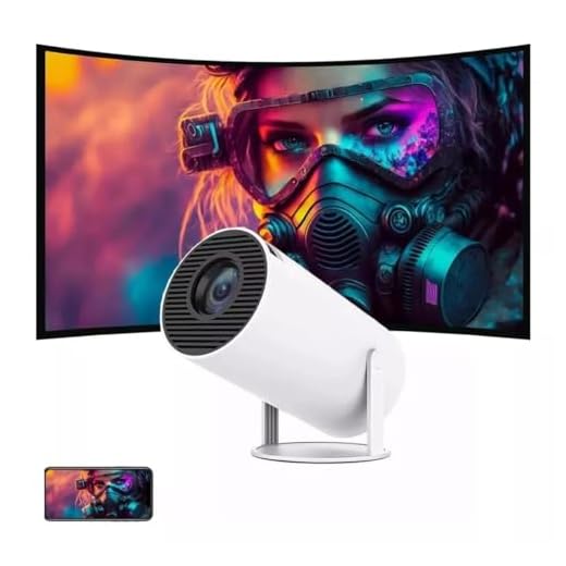 Mini Projetor HY300 Portatil 5G Wifi 6 BT 5.0 Android 11, 8500 Lumens Projetor LED 4K 1080P Full HD