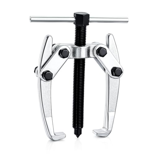 KATSU Extractor de Rodamientos de Engranajes de Dos Mordazas 60mm, Acero al Carbono 2 Brazos Extractor de Cojinetes de Engranajes para Coche Motocicleta Reparación Automática