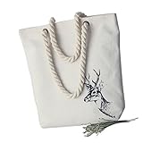 Haotfire Women Cute Canvas Tote Shoulder Bag Stylish ShoPPing Casual Bag Foldaway Travel Bag