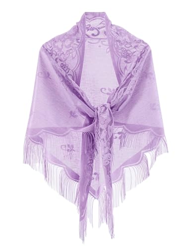 Lace Scarf Shawls and Wraps Capes for Evening Wedding Guest Dresses Date Night Out Wear Gifts for Women Her 14 Colors
