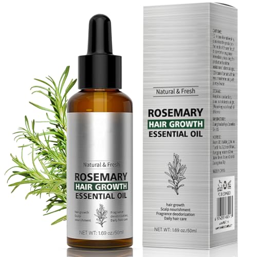 Lucoss Beauty Rosemary Oil for Hair Growth, Serum, 1.69Oz - Nourishing Oil For Dry Itchy Scalp, Hair Strengthening Oil For Men And Women