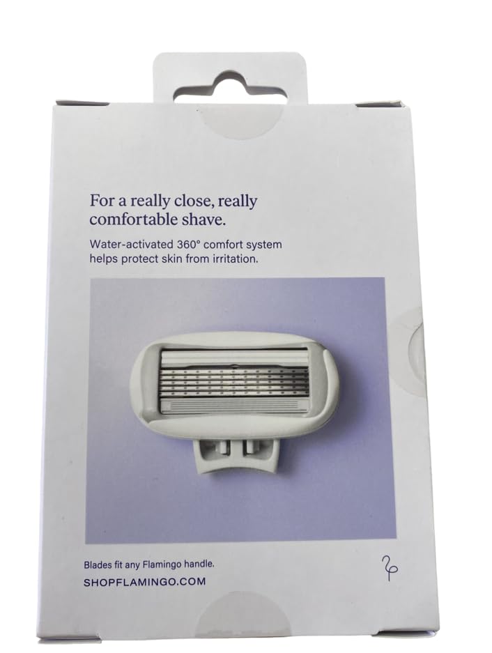Flamingo Women's Razor Blade Refills - 5-Blade Refill Cartridges - 8 Pack image 2