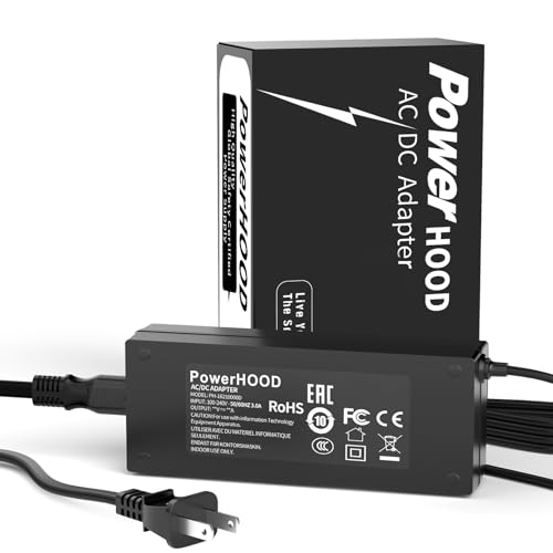 12V AC Adapter for BIGASUO HD 9000L Bluetooth Projector and DVD Player Models