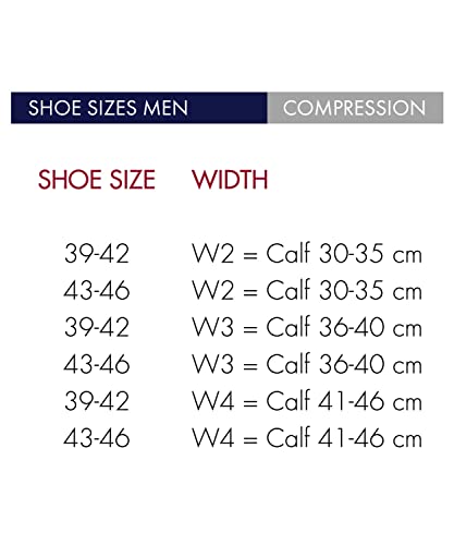 Falke Men's Sk Energizing Wool Compression Ski Socks, Merino, Knee High, Medium Padding, Breathable Quick Dry, Black (Black-Lightning 3171) - Calf Size W3, 9.5-12, 1 Pair #TOP4