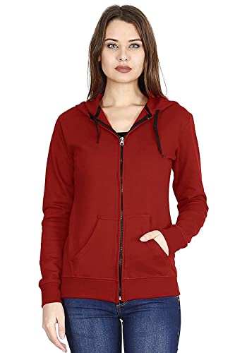 Image of Solid Winter Jacket Hoodie for Women & Girls