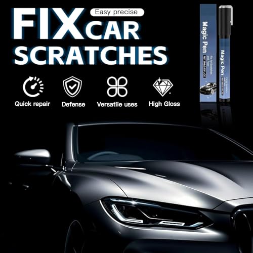Image of Magic Car Scratch Remover Pen 2026 Car Paint Repair Pen, Portable Auto Scratch Remover for Garage and Home Use, Universal Vehicle Touch Up Pen for Drivers (2pcs)
