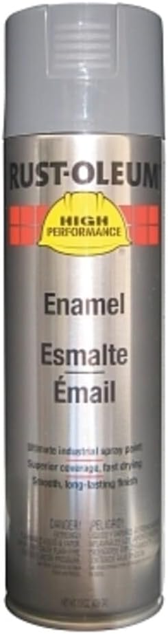 Rust-Oleum - High Performance V2100 System Enamel Aerosols 838 Dark Machine Gray Hard Hat Finish: 647-V2187838-838 Dark Machine Gray Hard hat Finish [Set of 6]