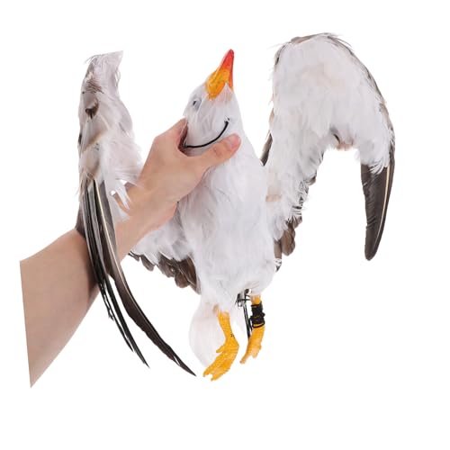 Mouette morte simulee pratique decoration exterieure durable - 4