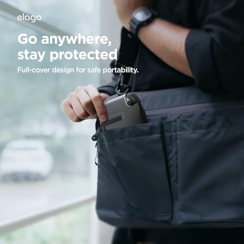Image of elago Clear PC Case for Nintendo Switch 2 | Slim, Hard PC Shell Cover, Shock Resistant, Full Body Protective Cover, Comfortable Grip, Anti-Scratch (Transparent)