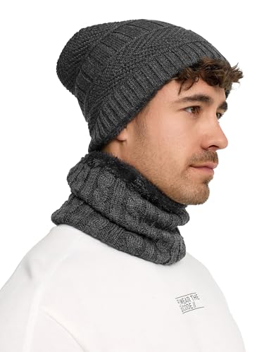 Ensemble Hiver Bonnet et écharpe Indicode protégeant du froid glacial - 6