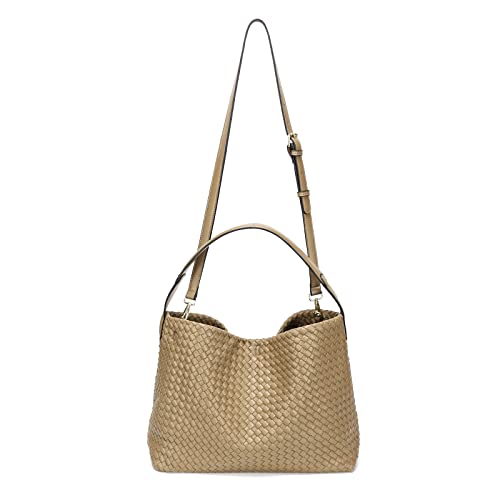 Woven Leather Tote Bag For Women Crossbody Shoulder Bag Large Hobo Handbags Vegan Female Bag Vegetable Basket3