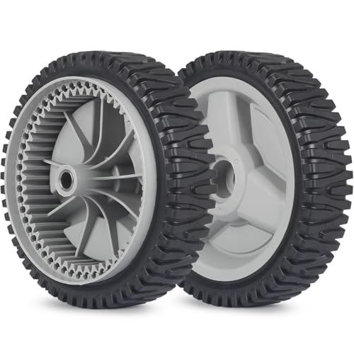 GICOOL 532401274 532411081 401274X460 Front Drive Wheels for Husqvarna HU700F Mower, 8 Inch Replacement Wheels for HU Self Propelled Lawn Mower, Pack of 2