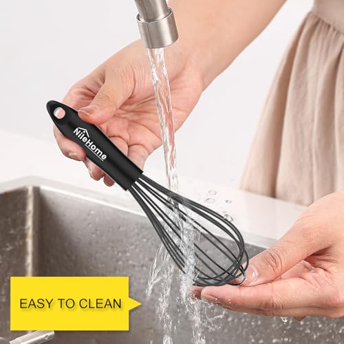 image for NileHome Silicone Whisk Set 8