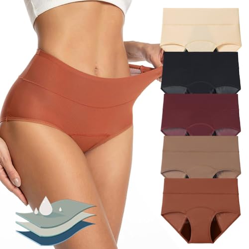 Sous-vêtements menstruels pour femmes taille haute sans couture respirant
