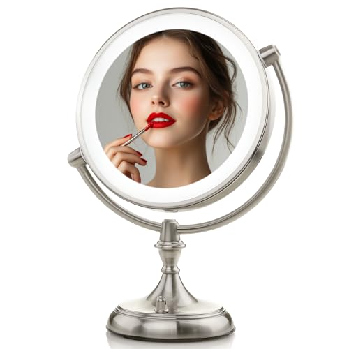 OVENTE Espejo de Maquillaje de Mesa Iluminado 9 Pulgadas miniatura 1