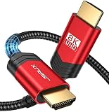 JSAUX 8K HDMI ケーブル 1.8M HDMI 2.1規格 48Gbps HDMI ウルトラハイスピード 4K 120Hz 144Hz 8K 60Hz Switch テレビ接続ケーブル、HDMI ケーブル 2.1 PS5/PS4/3/Xbox/Apple TV/ファイヤーTVなどに対応