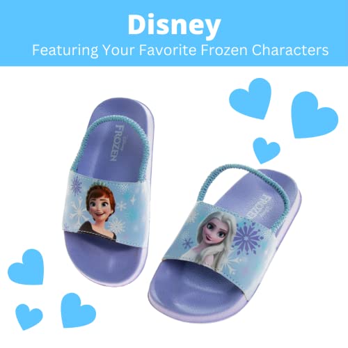 Disney Minnie Mickey Encanto Lightning McQueen Lilo n Stich Slides Backstrap Slip-On Beach Sandals (Toddler/Little Kid)2