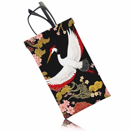Image of Dragonfly Glasses Case Lightweight Glasses Cases PU Sunglass Organizer Eyeglasses Case Glasses Cases For Men Women