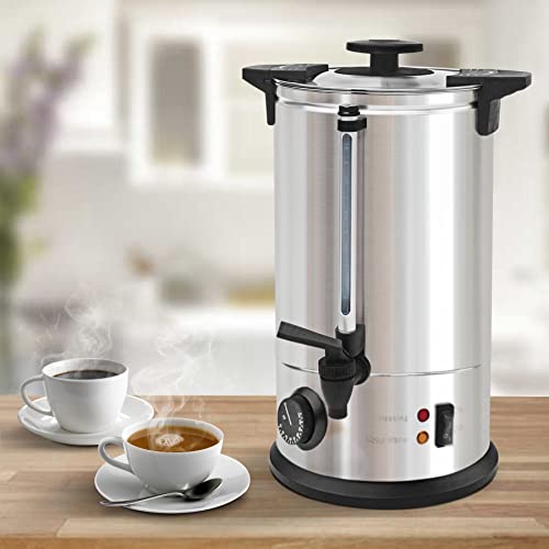 30 Litre Electric Stainless Steel Catering Hot Water Boiler with Thermostat