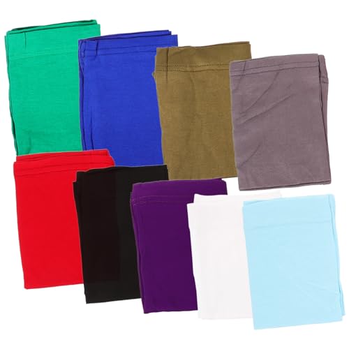 Bandeaux élastiques unisexes Uonlytech avec 9 pièces de bonnet tube multifonction pour dreadlocks