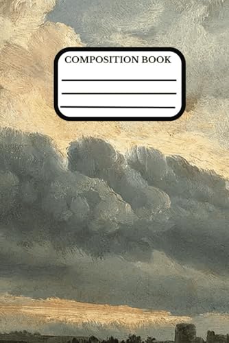 Cuaderno Rayado 6 x 9 in (15.24 x 0.58 x 22.86 cm) Nubes Clouds Cielo Sky Cute Acabado Mate: Libreta Notebook Aesthetic - Ninos,