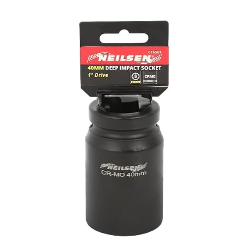 Neilsen Ct6561 1In Dr Deep Impact Socket 40Mm - 6 Point Single Hex, Height 90Mm