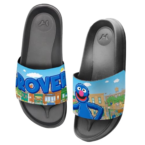 Popfunk Sesame Street Grover Neighborhood Unisex Adult Slides Sandals Officially Licensed Hypd Slydr Switch™3