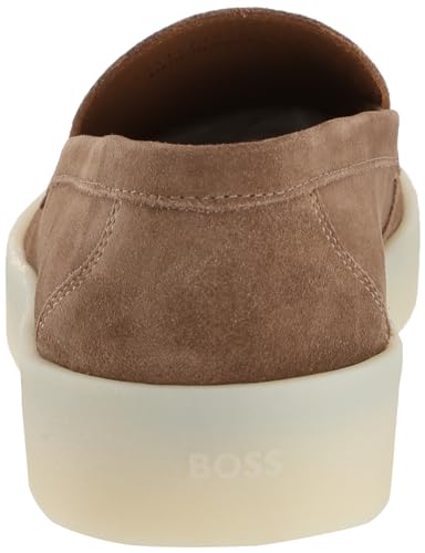 BOSS Men's Suede Loafer with Rubber Sole3