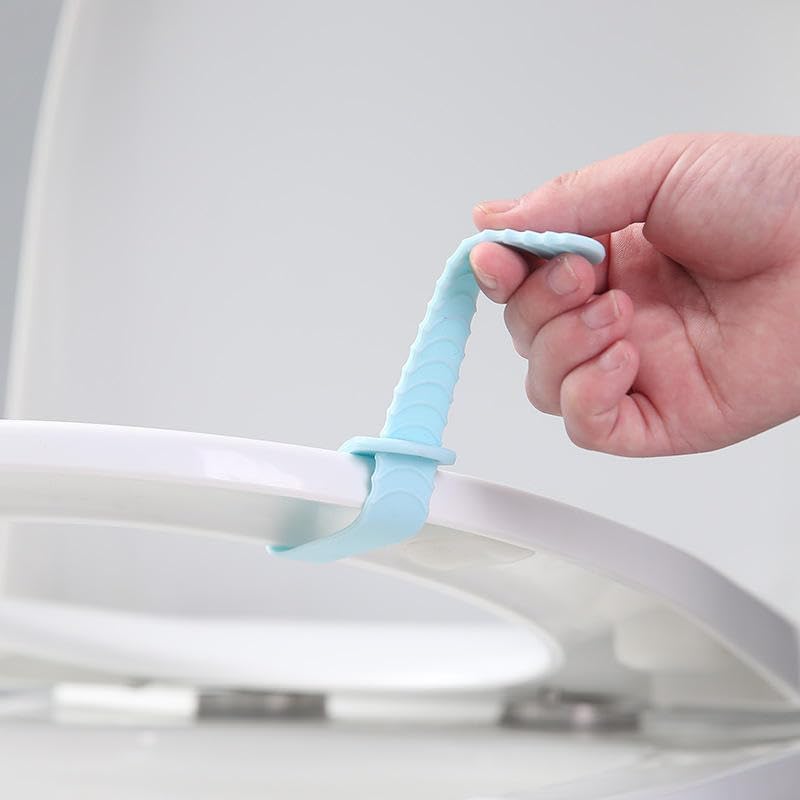 Image of Portable Lightweight Plastic Toilet Commode Seat Raiser Elevator Extension with lid cover Ideal for Handicap, Pack of 2