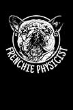 Frenchie Physicist French Bulldog Funny Dog Men Women: 6'x9' 111 pages Canine complete health log book | Vaccine Shot Record | Puppies Medical Health Record For Vets