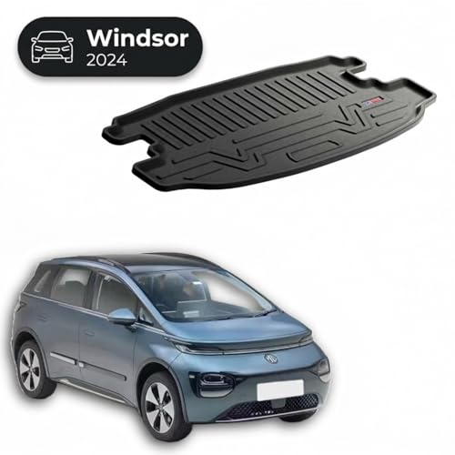 Image of 3D TPE Car Boot Mat for Windsor (2024) Custom Fit, Heavy Duty & Anti-Slip Boot Mat | All Weather Resistant, Waterproof & Dustproof Trunk Liner, Car Dicky Mat for Windsor