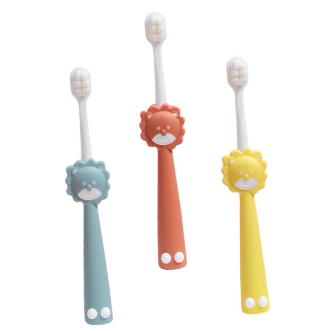 12stücke Teiliges Kinderzahnbürsten Aus Weichen Borsten Ergonomische Zahnbürsten Für Kleinkinder Kreative Cartoon-designs Für Täglichen Gebrauch Geeignet Für Jahre