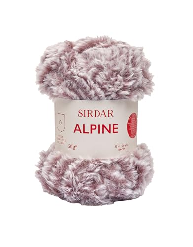 Sirdar Alpine, Luxe Faux Fur Yarn, Mink (408), 50g
