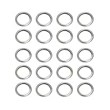 UTSAUTO M16 Oil Drain Plug Gaskets Crush Washers Sealing Washers Rings 803916010 for Subaru Outback Crosstrek Forester WRX BRZ Impreza (20 Pcs)