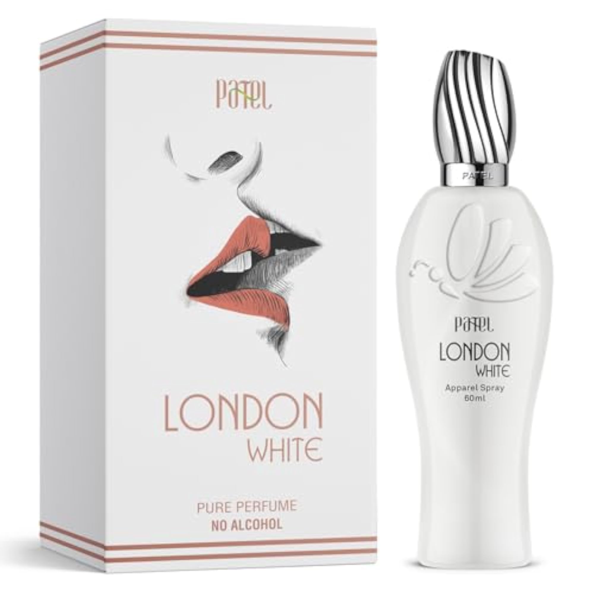 London White Apparel Spray 60ml, Refreshing Fragrance
