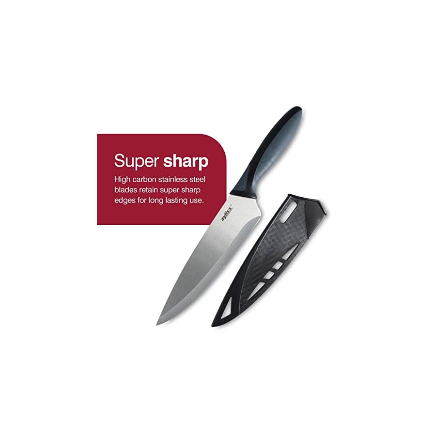 ZYLISS-4-Piece-Value-Knife-Starter-Set-with-Sheath-Covers-Stainless-Steel ZYLISS 4 Piece Value Knife Starter Set with Sheath Covers, Stainless Steel