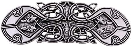 TEAMER Vintage Retro Celtic Peacock Hair Clip Metal Barrette Hair Accessary Gift for Teens Girl Women