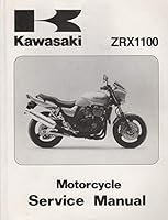 1997-1999 KAWASAKI MOTORCYCLE ZRX1100 SERVICE MANUAL 99924-1196-02 B01KNFDY7C Book Cover