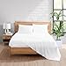 Casa Platino Bedding Sheets & Pillowcases,100% Brushed Microfiber Pre-Washed Queen Sheet Set,Ultra Soft and Breathable Bed Sheets for Queen Size Bed,15 inch Deep Pocket White Queen Sheets