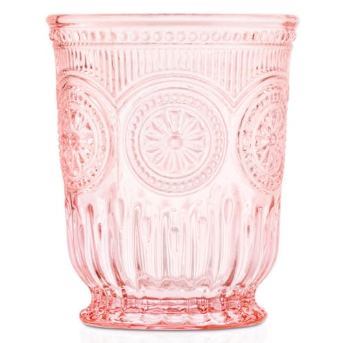 Vaso pequeño rosa Yungala de repuesto individual para cristalería elegante 2