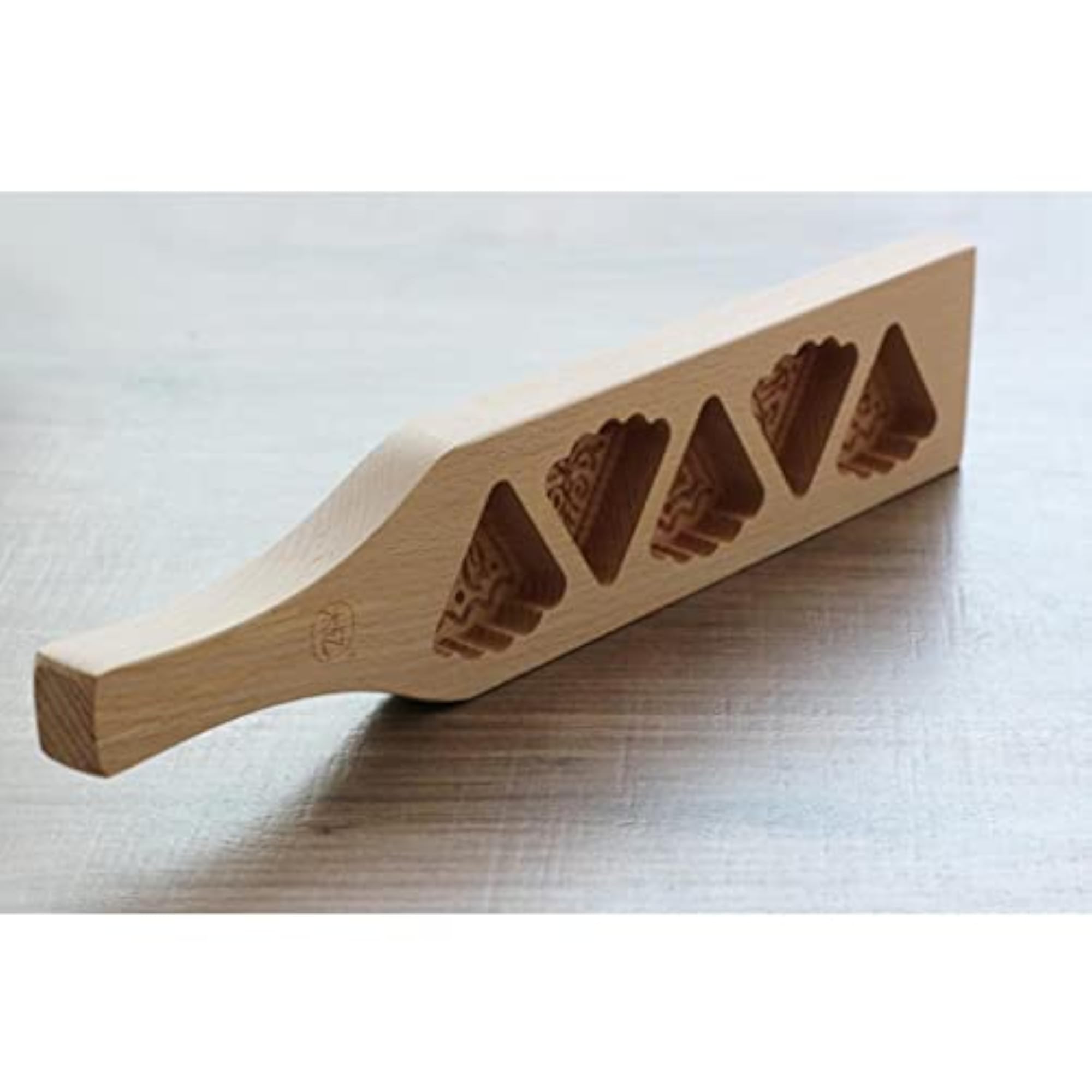 Wooden Moon Cake Baking Mold for Flower Design